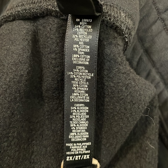 Skims MENS TAPERED JOGGER sweatpant in washed onyx black size 2x - Picture 6 of 7